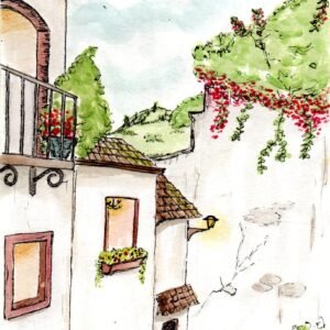 Ruas de Tiradentes - Arte Original Digitalizada