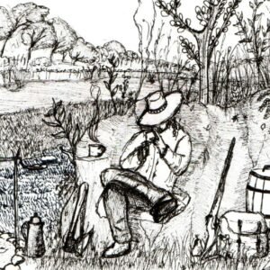 Acampamento - Arte Original Digitalizada